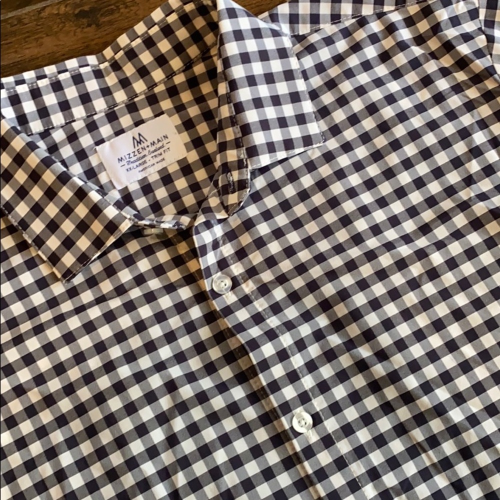 Mizzen+Main Men’s XXL Trim Fit Button Down Shirt